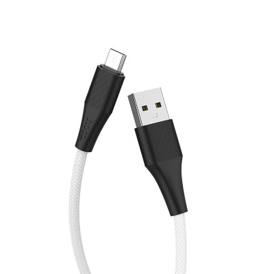 Usb Кабель-зарядка Micro Hoco X32 1м белый Usb Кабель-зарядка Micro Hoco X32 1м белый