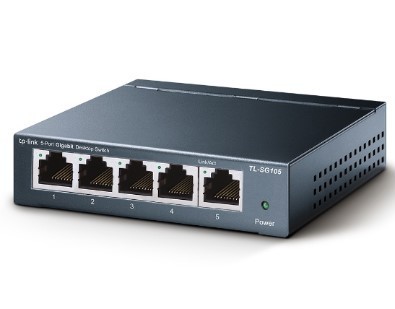 Коммутатор-мини TP-Link TL-SG105S с 5-портами черный Коммутатор-мини TP-Link TL-SG105S с 5-портами черный