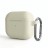 Силиконовый чехол для AirPods 3 c карабином бежевый