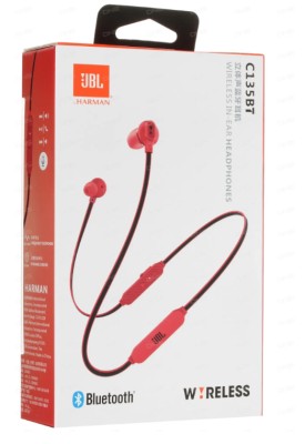 Беспроводные наушники TWS JBL C135BT красный Беспроводные наушники TWS JBL C135BT красный