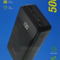 Powerbank Borofone DBT06 50000mAh 2USB/Type-C/Lightning с дисплеем черный
