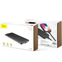 Powerbank Baseus Simbo Smart 10000mAh 2xUSB 3.0A (PPALL-QB01) черный