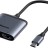Переходник Baseus Enjoy USB-C на PD/2HDMI (CAHUB-I0G) серый