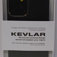 Накладка для i-Phone 12 Pro Max K-Doo Kevlar пластик черная