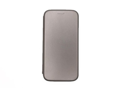 Чехол-книжка Fashion Case i-Phone X кожаная боковая серая Чехол-книжка Fashion Case i-Phone X кожаная боковая серая