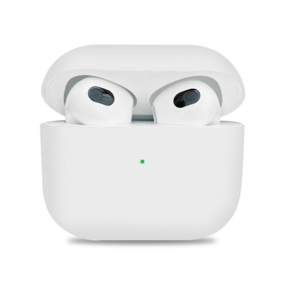 Силиконовый чехол для AirPods 3 белый Силиконовый чехол для AirPods 3 белый