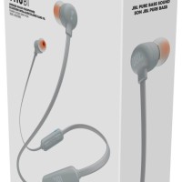 Беспроводные наушники для спорта JBL T110BT BT4.0/120mAh/6ч серые