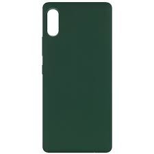 Накладка для Samsung Galaxy A02 Silicone cover без логотипа зеленая Накладка для Samsung Galaxy A02 Silicone cover без логотипа зеленая
