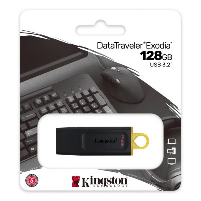 3.0/3.2 USB флеш накопитель Kingston 128GB (DTX/128GB) черный 3.0/3.2 USB флеш накопитель Kingston 128GB (DTX/128GB) черный