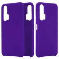 Накладка для Huawei Honor 20 Silicone cover фиолетовая