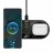 Беспроводное зарядное устройство Baseus LED Display 2in1 для Phone+Pods WXSX010101 черное