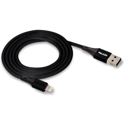 Usb Кабель-зарядка Lightning Walker C705 1м 3.1A черный Usb Кабель-зарядка Lightning Walker C705 1м 3.1A черный