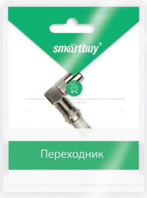 Антенный разъем (папа) Smartbuy (K-TV-M) угловой Антенный разъем (папа) Smartbuy (K-TV-M) угловой