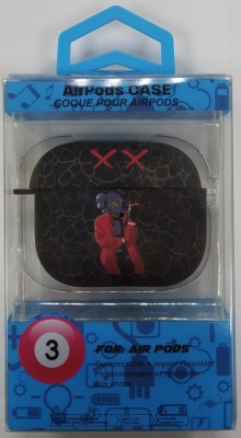 Силиконовый светящийся в темноте чехол для AirPods 3 Luxo Kaws рисунок №40 Силиконовый светящийся в темноте чехол для AirPods 3 Luxo Kaws рисунок №40
