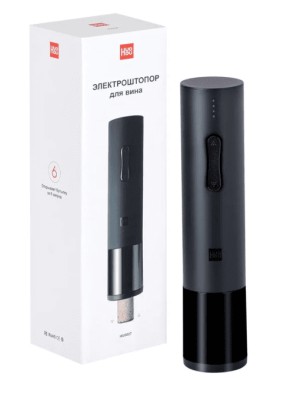 Электрический штопор Xiaomi HuoHou Wine Opener HU0027 чёрный Электрический штопор Xiaomi HuoHou Wine Opener HU0027 чёрный