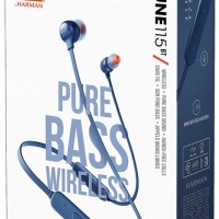 Беспроводные наушники для спорта JBL T115BT BT4.2/160mAh/8ч синие