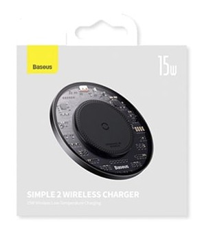 Беспроводное зарядное устройство Baseus Simple 2 Wireless 15W CCJJ050001 черное Беспроводное зарядное устройство Baseus Simple 2 Wireless 15W CCJJ050001 черное