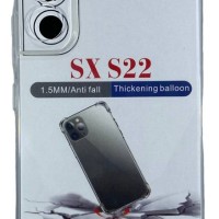 Чехол-накладка силикон 1.5мм Samsung Galaxy S22 прозрачный противоударный