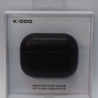 Кожаный чехол для AirPods Pro K-DOO LuxCraft черный