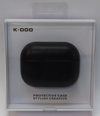 Кожаный чехол для AirPods Pro K-DOO LuxCraft черный Кожаный чехол для AirPods Pro K-DOO LuxCraft черный