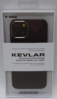 Накладка для i-Phone 13 K-Doo Kevlar пластик красная Накладка для i-Phone 13 K-Doo Kevlar пластик красная
