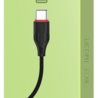 Usb Кабель-зарядка Type-C Borofone BX17 Enjoy 2A 1м силиконовый черный