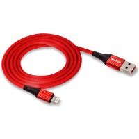 Usb Кабель-зарядка Lightning Walker C705 1м 3.1A красный