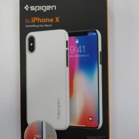 Клип-кейс Spigen для i-Phone X Thin Fit, ультра-белый (057CS22112)