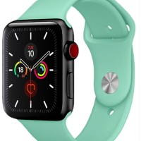 Сменный браслет силиконовая для Apple Watch 42mm бирюзовый