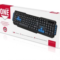 Клавиатура беспроводная Smartbuy ONE 231 USB/114+10 клавиш/Подсветка/1AA черная (SBK-231AG-K)