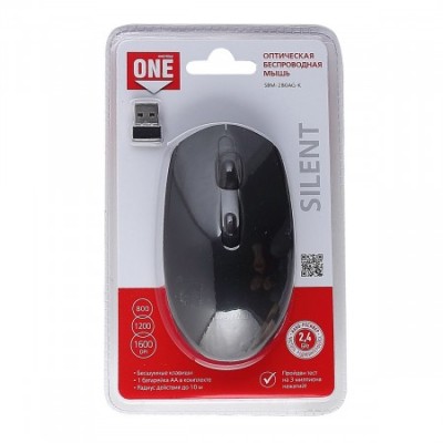 Мышь беспроводная Smartbuy ONE 280AG USB/DPI 800-1200-1600/4 кнопки/1AA черная (SBM-280AG-K) Мышь беспроводная Smartbuy ONE 280AG USB/DPI 800-1200-1600/4 кнопки/1AA черная (SBM-280AG-K)
