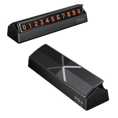 Парковочная карта Xiaomi TITA X Temporary Parking Card черная Парковочная карта Xiaomi TITA X Temporary Parking Card черная