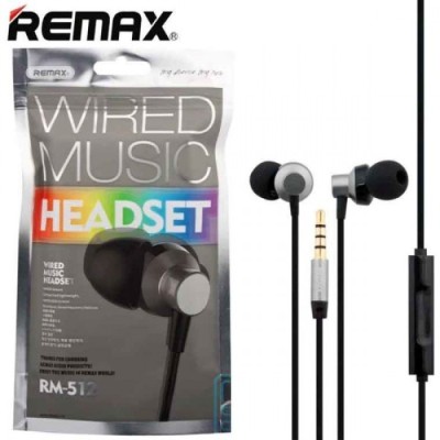Наушники с микрофоном Remax RM-512 1.2м черные Наушники с микрофоном Remax RM-512 1.2м черные