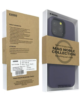 Накладка для i-Phone 15 Pro Max K-Doo Mag Noble кожаная фиолетовая Этот стильный чехол изготовлен из прочной кожи.
Плотно облегает Ваш телефон, при этом его очень легко как снять, так и одеть обратно.
С одной стороны экран Вашего телефона остается постоянно в открытом доступе, с другой он надежно защищен.
Все технические отверстия (под кнопки управления, разъем подключения гарнитуры, камеру) идеально подогнаны по размерам и местоположению.
Вы можете не вынимать аппарат из чехла для работы с ним. Несмотря на высокую прочность, толщина чехла настолько мала, что он практически не добавляет веса и объема Вашему Iphone