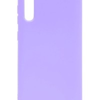 Накладка для Samsung Galaxy A7 (2018) (А750) Silicone cover сиреневая