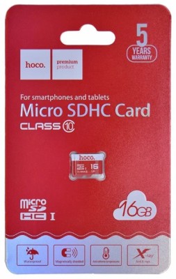 micro SDHC карта памяти Hoco 16GB Сlass 10 UHS-I (без адаптера) micro SDHC карта памяти Hoco 16GB Сlass 10 UHS-I (без адаптера)