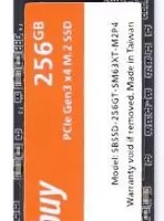 M.2 2280 SSD Smartbuy Jolt SM63X 256GB TLC NVMe PCIe3