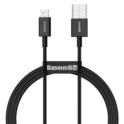 Usb Кабель-зарядка Lightning Baseus Superior series 2.4A 1м CALYS-A01 черный Usb Кабель-зарядка Lightning Baseus Superior series 2.4A 1м CALYS-A01 черный