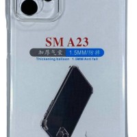 Чехол-накладка силикон 1.5мм Samsung Galaxy A23 прозрачный противоударный