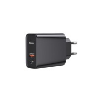 Сетевое зар. устр. Baseus Speed PPS 1USB+1C 5A 30W (CCFS-C01) черное