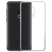 Чехол-накладка силикон 0.5мм Meizu 15 Plus прозрачный