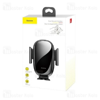 Держатель c беспроводной зарядкой Baseus Smart Car Mount Cell (SUGENT-ZN01) черный Держатель c беспроводной зарядкой Baseus Smart Car Mount Cell (SUGENT-ZN01) черный