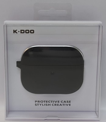 Кожаный чехол для AirPods Pro K-DOO CrashGuard черный Кожаный чехол для AirPods Pro K-DOO CrashGuard черный