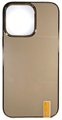 Чехол-накладка для i-Phone 13 пластик золотой Чехол-накладка для i-Phone 13 пластик золотой