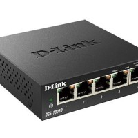 Коммутатор-мини D-Link DGS-1005D/I3A с 5-портами черный