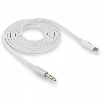 Кабель-переходник с Lightning i-Phone 7 (папа) на AUX 3.5мм (папа) Кабель-переходник с Lightning i-Phone 7 (папа) на AUX 3.5мм (папа)