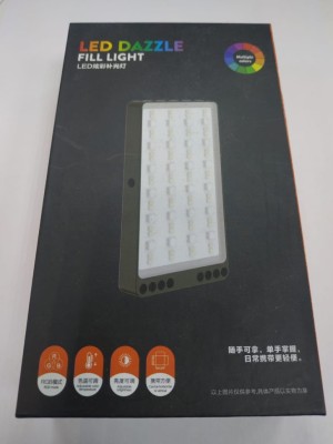 Настольная светодиодная лампа для фото Led Dazzle с регулятором черная Настольная светодиодная лампа для фото Led Dazzle с регулятором черная