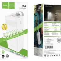 Powerbank Hoco J86 40000mAh 22.5W 2USB/Type-C/Micro с дисплеем белый