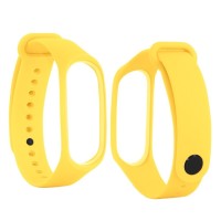 Ремешок для Xiaomi Mi Band 7 силиконовый желтый