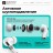 Беспроводные наушники с дисплеем Borofone Display BW BT5.4/4ч белые